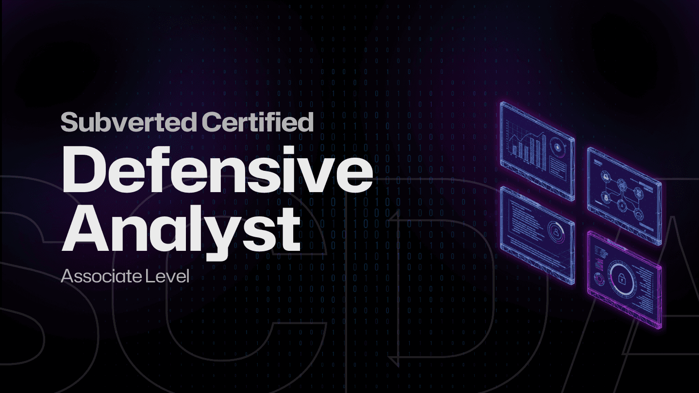 Subverted Certified Defensive Analyst